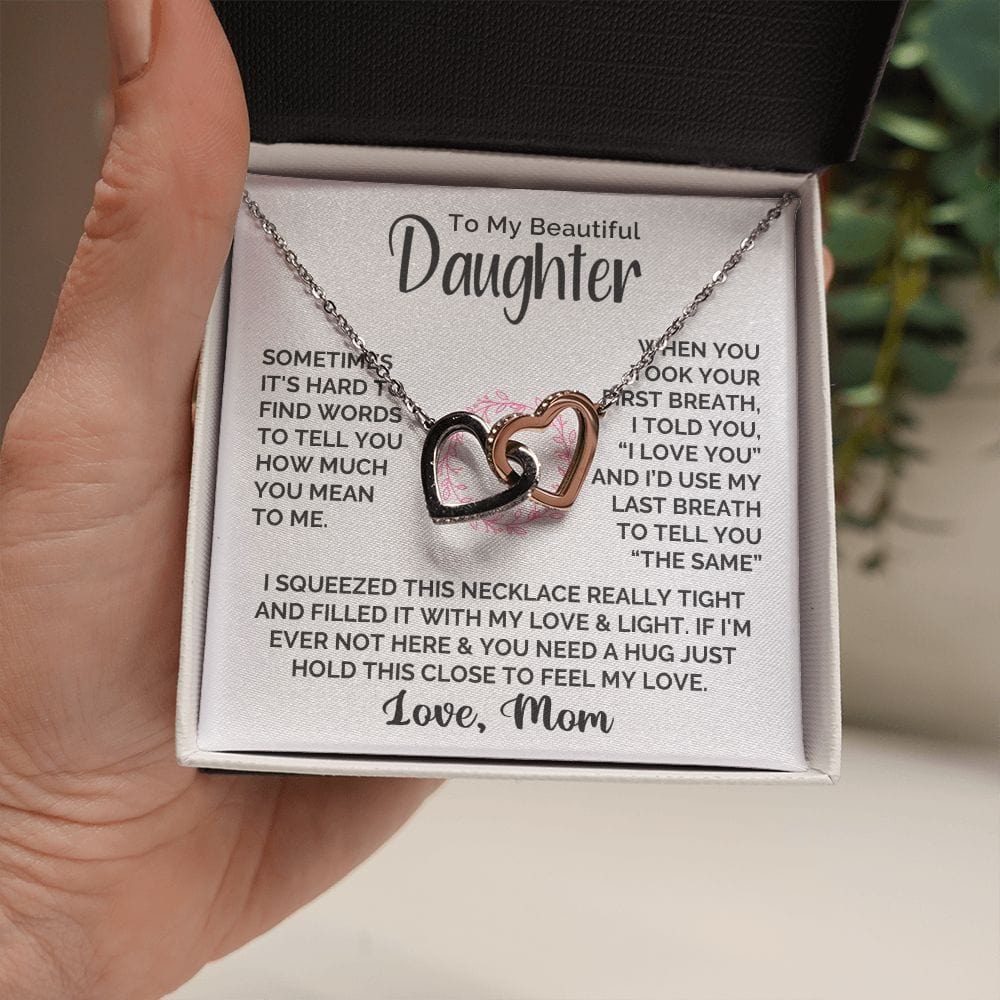 [ALMOST SOLD OUT] Interlocked Hearts Necklace - Beautiful Daughter - Image 10