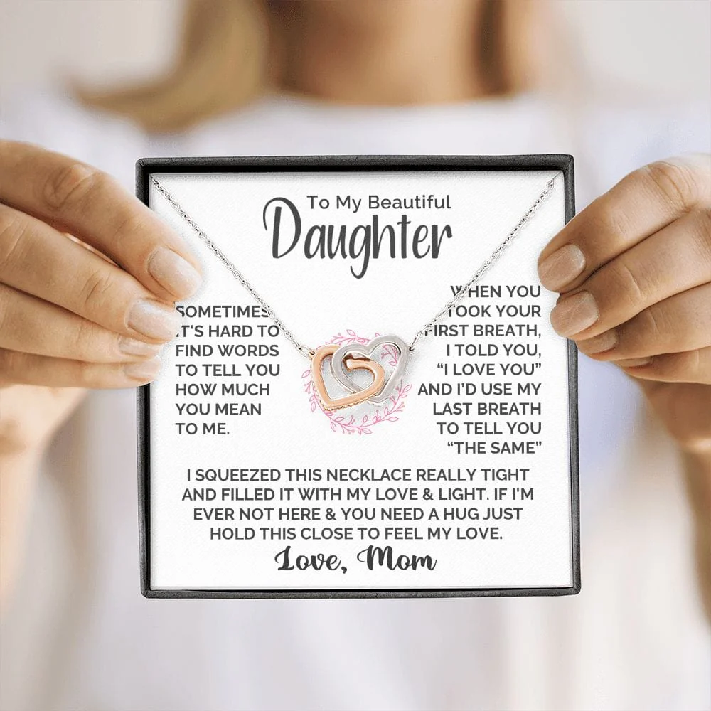 [ALMOST SOLD OUT] Interlocked Hearts Necklace - Beautiful Daughter - Image 11