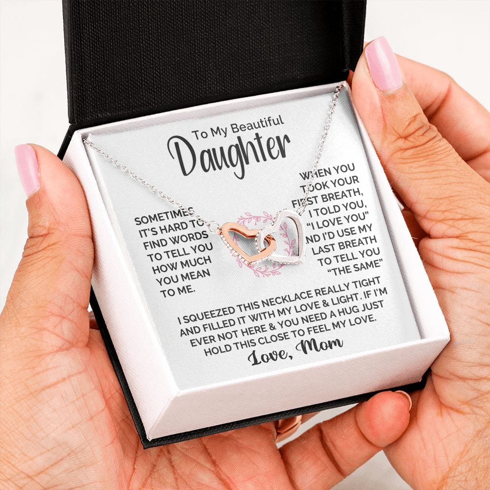 [ALMOST SOLD OUT] Interlocked Hearts Necklace - Beautiful Daughter - Image 14