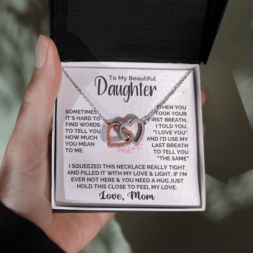 [ALMOST SOLD OUT] Interlocked Hearts Necklace - Beautiful Daughter - Image 15