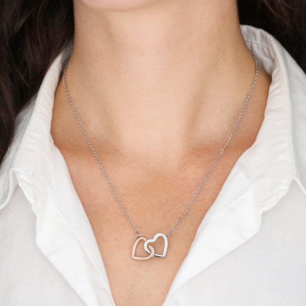[ALMOST SOLD OUT] Interlocked Hearts Necklace - Beautiful Daughter - Image 4