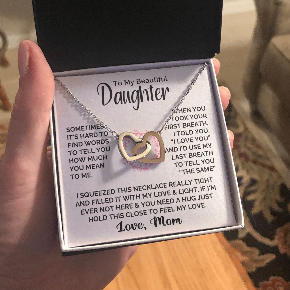 [ALMOST SOLD OUT] Interlocked Hearts Necklace - Beautiful Daughter - Image 7