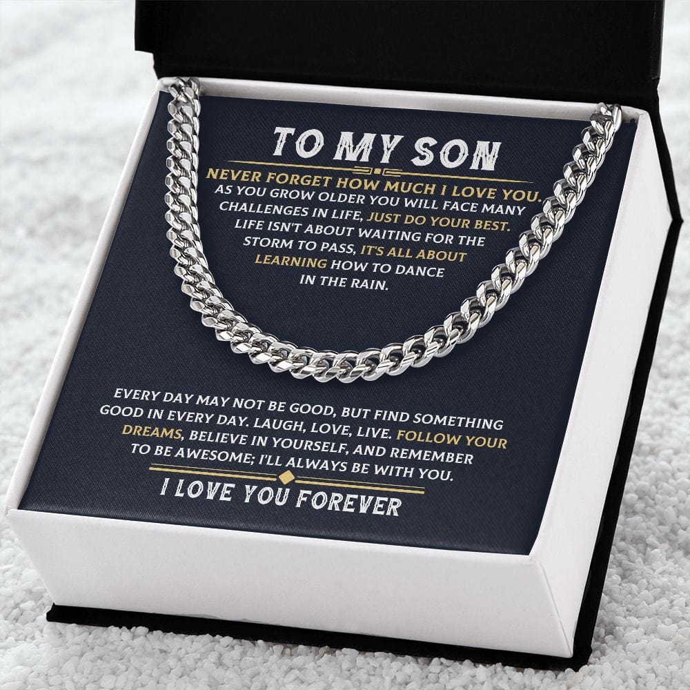 [ALMOST SOLD OUT] Cuban Link Chain - My Son - Follow Your Dreams - Image 3
