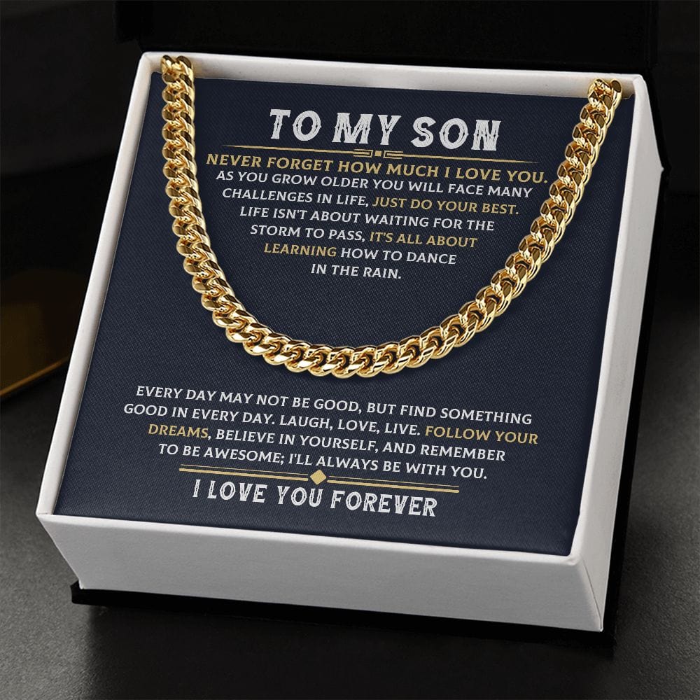 [ALMOST SOLD OUT] Cuban Link Chain - My Son - Follow Your Dreams - Image 4