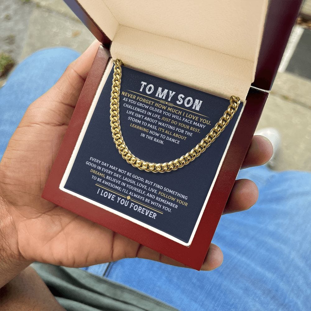 [ALMOST SOLD OUT] Cuban Link Chain - My Son - Follow Your Dreams - Image 5