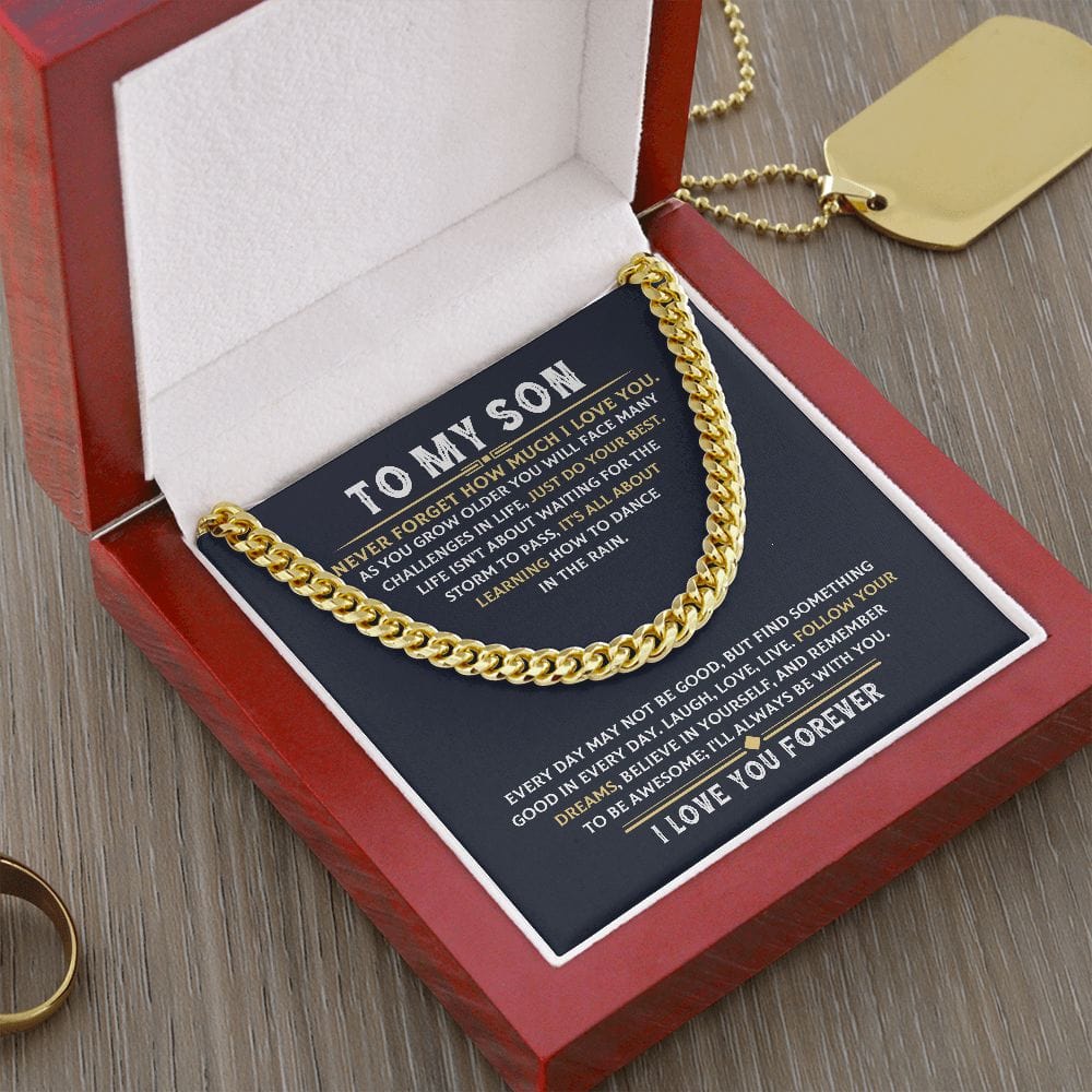 [ALMOST SOLD OUT] Cuban Link Chain - My Son - Follow Your Dreams - Image 8