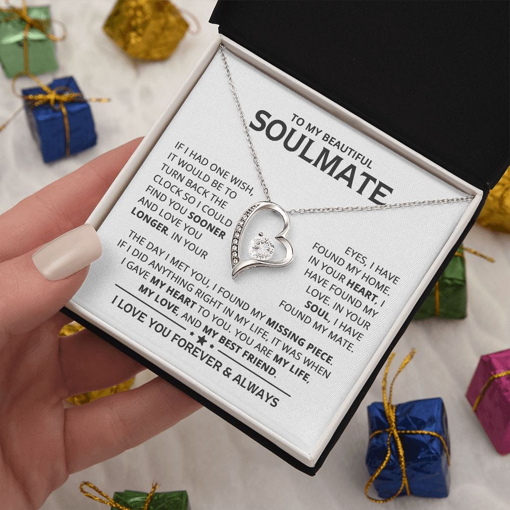 ZIAVIA | My Beautiful Soulmate | Heart Necklace | - Image 3