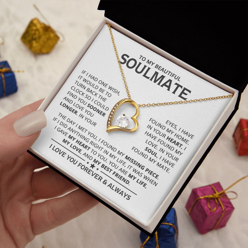 ZIAVIA | My Beautiful Soulmate | Heart Necklace | - Image 4