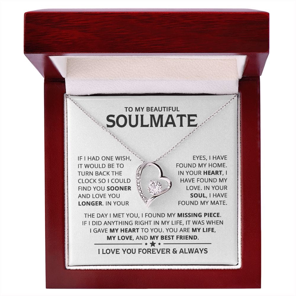 ZIAVIA | My Beautiful Soulmate | Heart Necklace | - Image 7