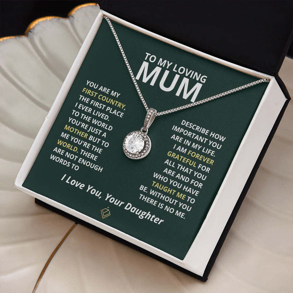 Mother's Day Gift from Daughter - First Country - Eternal Hope Necklace - Image 3