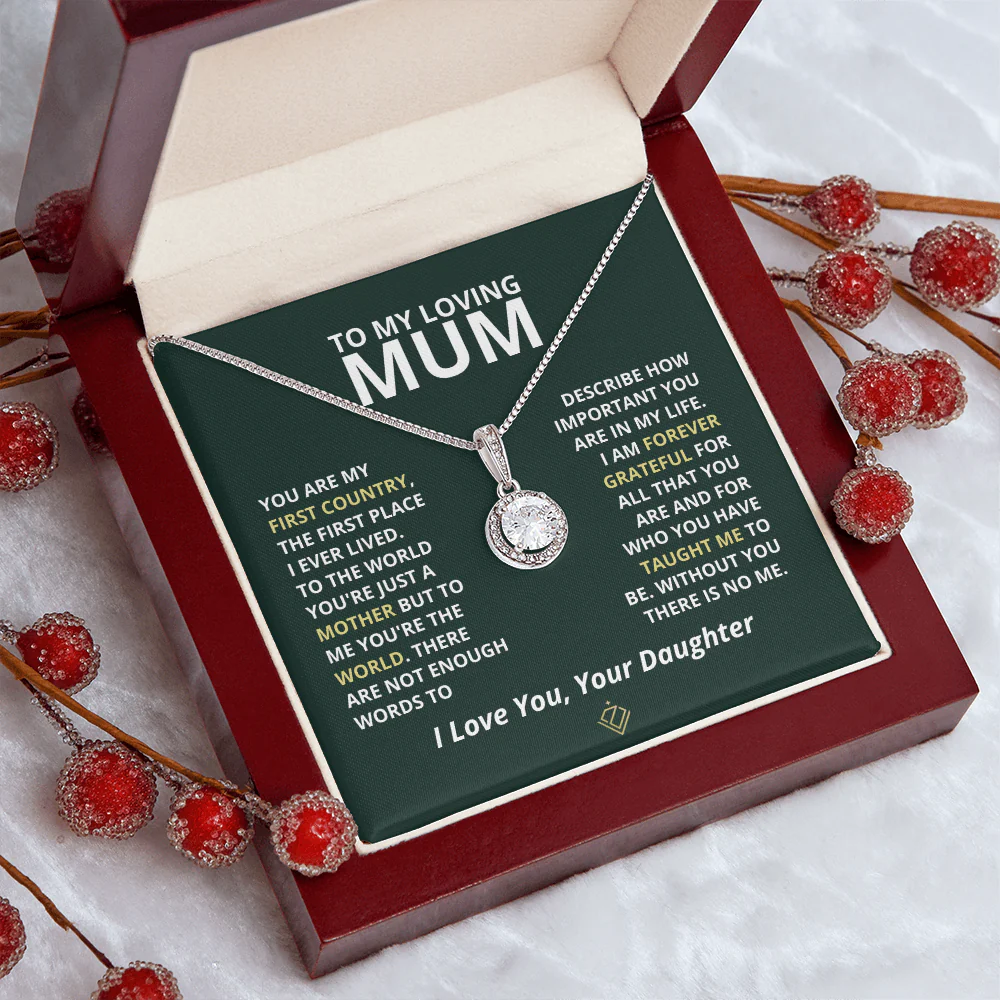Mother's Day Gift from Daughter - First Country - Eternal Hope Necklace - Image 7