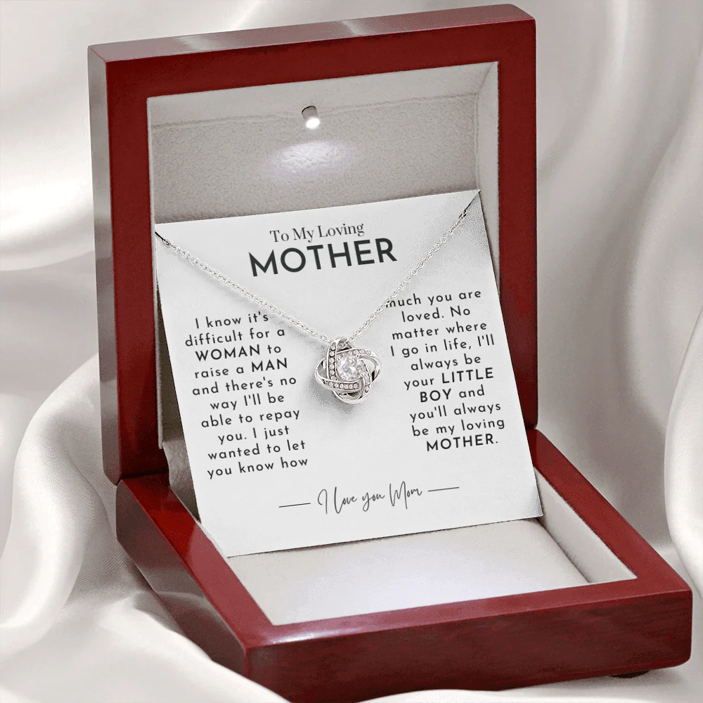 Mother's Day Gift from Son | Loving Mother | Vesta Knot Necklace - Image 10