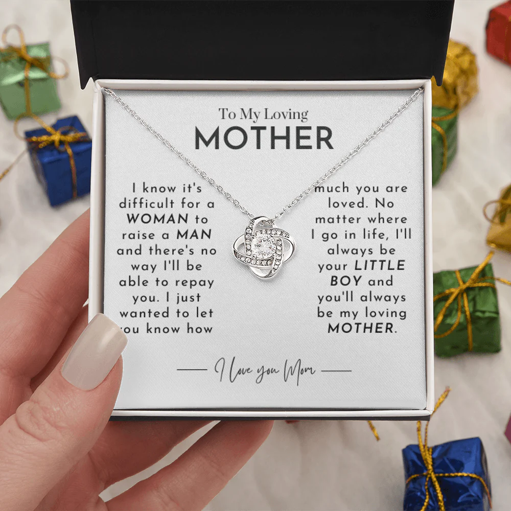 Mother's Day Gift from Son | Loving Mother | Vesta Knot Necklace - Image 15