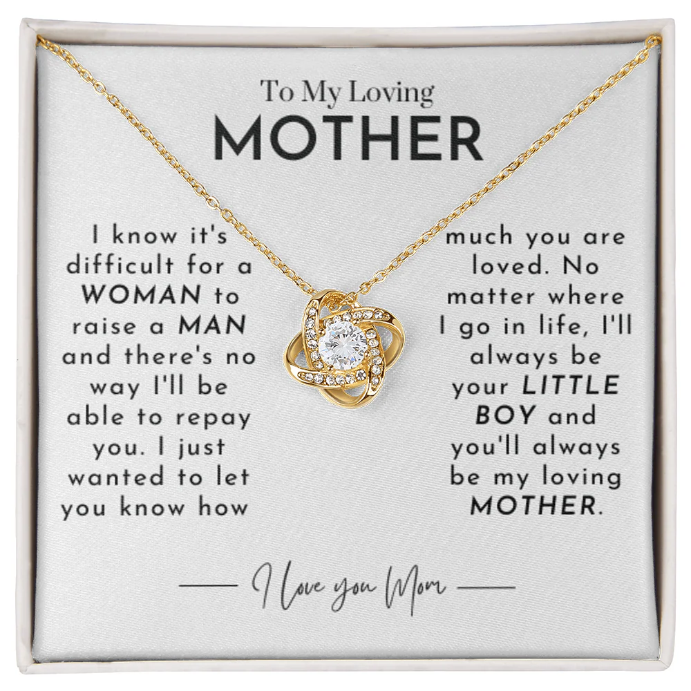 Mother's Day Gift from Son | Loving Mother | Vesta Knot Necklace - Image 20