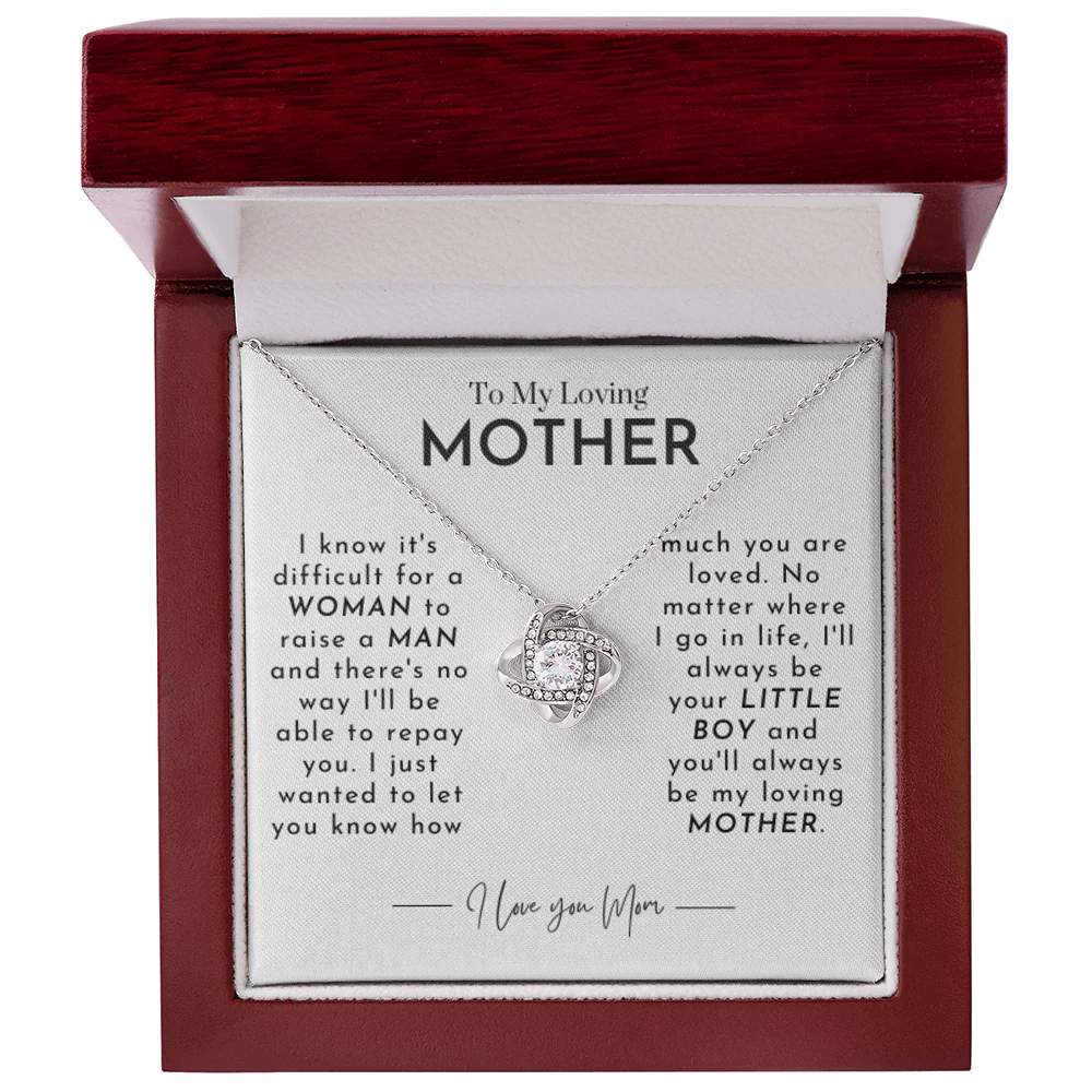 Mother's Day Gift from Son | Loving Mother | Vesta Knot Necklace - Image 4