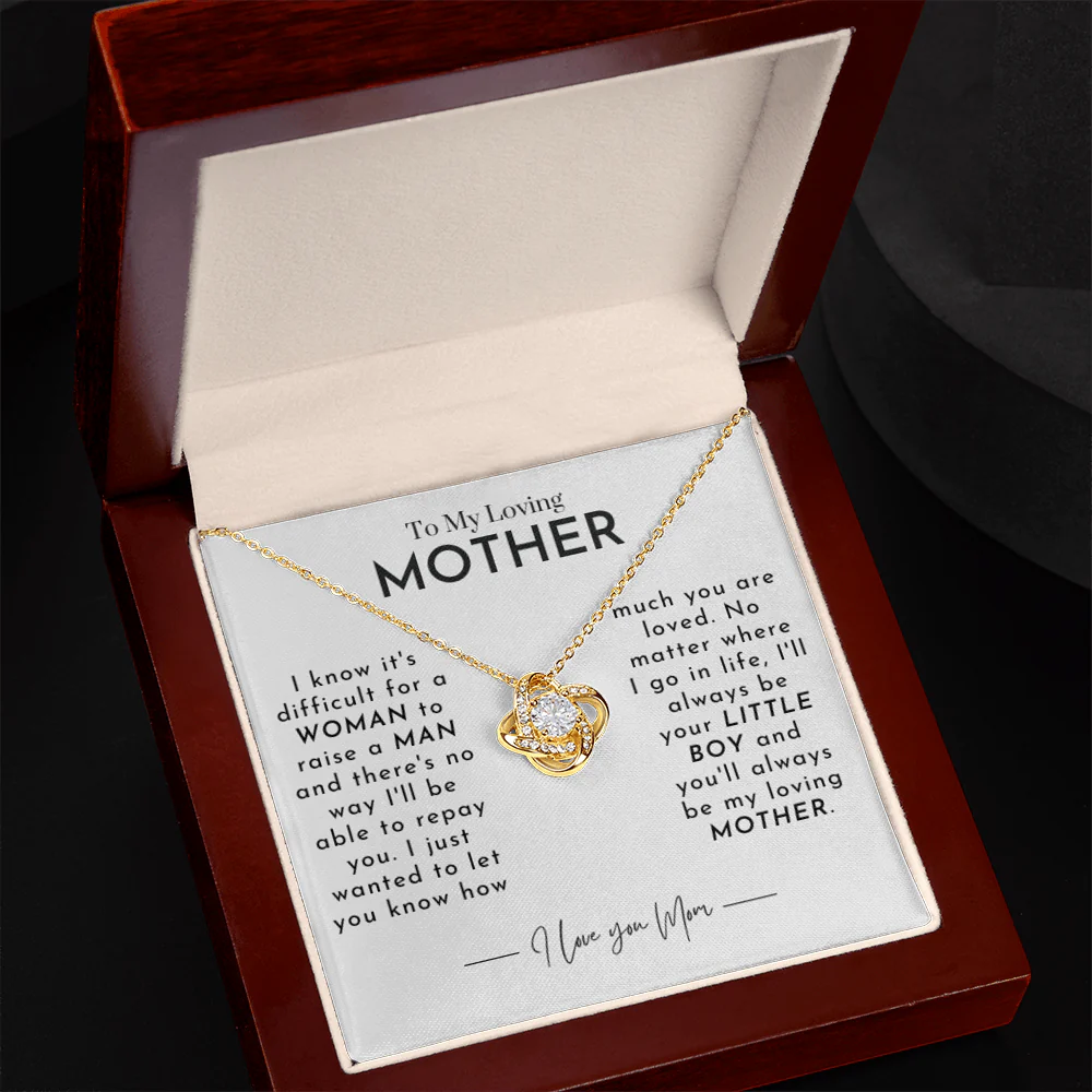 Mother's Day Gift from Son | Loving Mother | Vesta Knot Necklace - Image 6