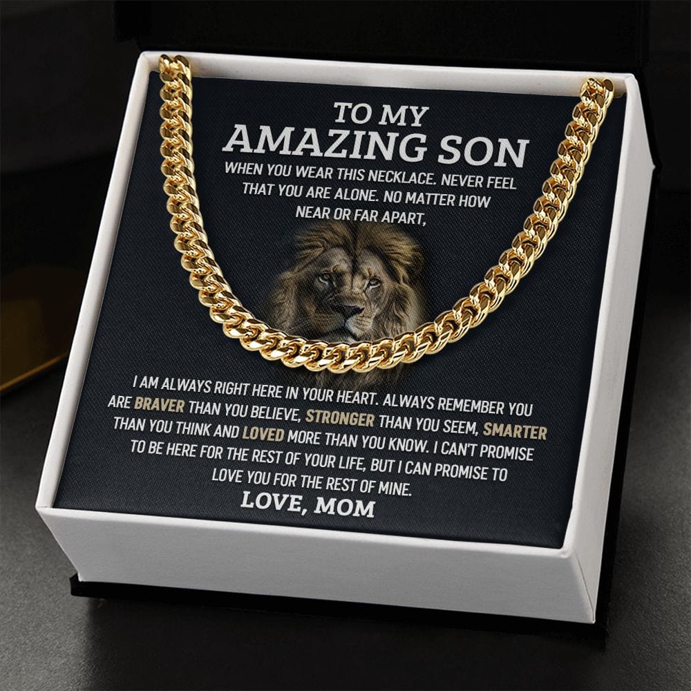 [Almost Sold Out] My Amazing Son | ZIAVIA Cuban Chain | - Image 4