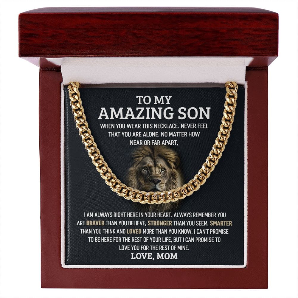 [Almost Sold Out] My Amazing Son | ZIAVIA Cuban Chain | - Image 8