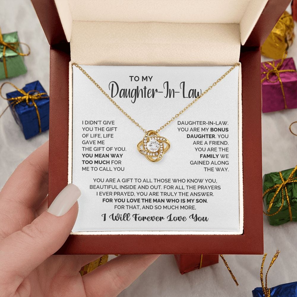 [ALMOST SOLD OUT] Daughter-In-Law - Bonus Daughter - Vesta Knot Necklace - Image 10