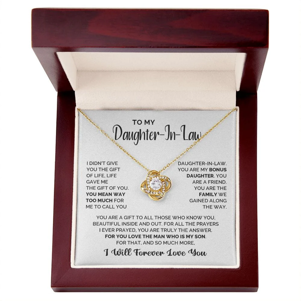 [ALMOST SOLD OUT] Daughter-In-Law - Bonus Daughter - Vesta Knot Necklace - Image 8