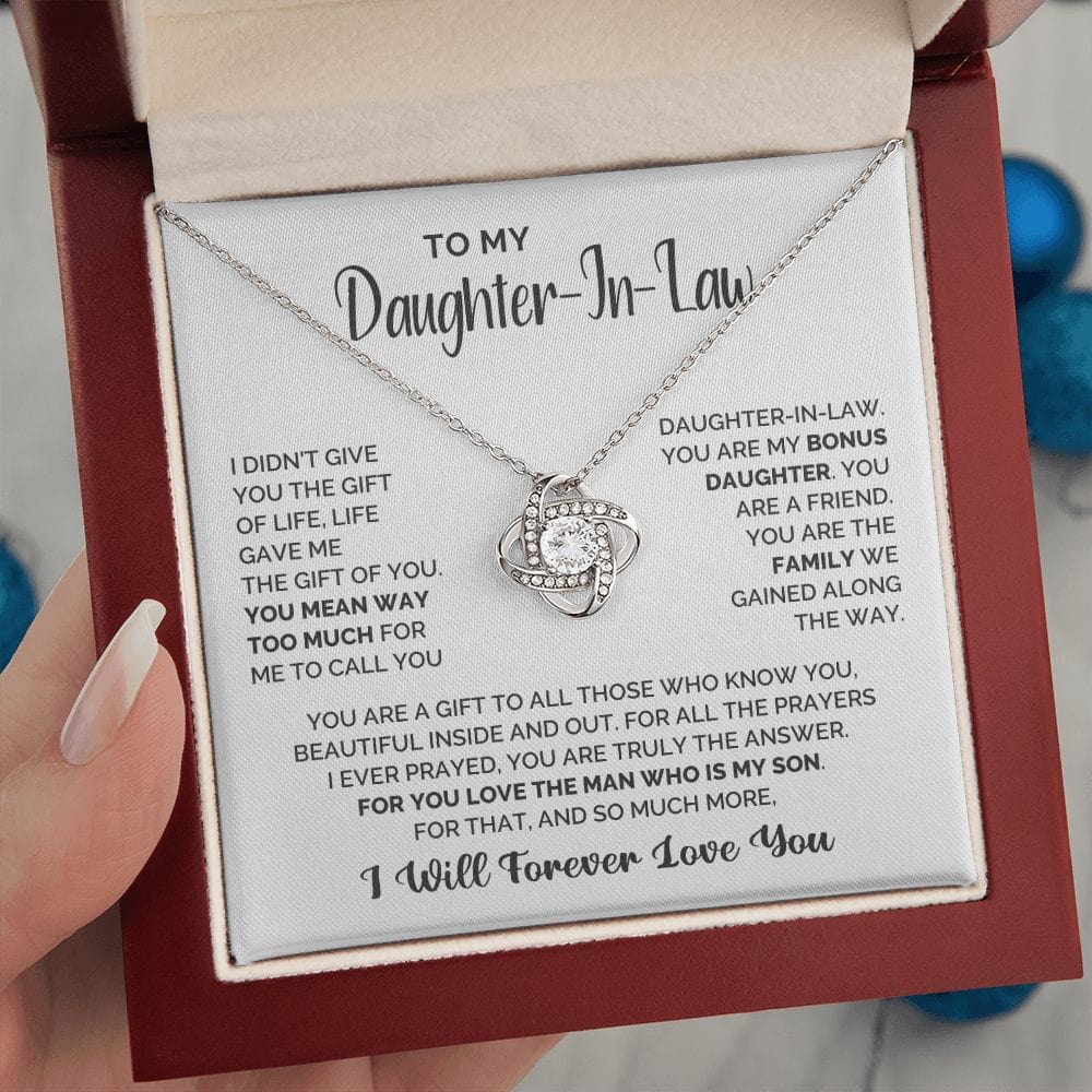 [ALMOST SOLD OUT] Daughter-In-Law - Bonus Daughter - Vesta Knot Necklace - Image 9