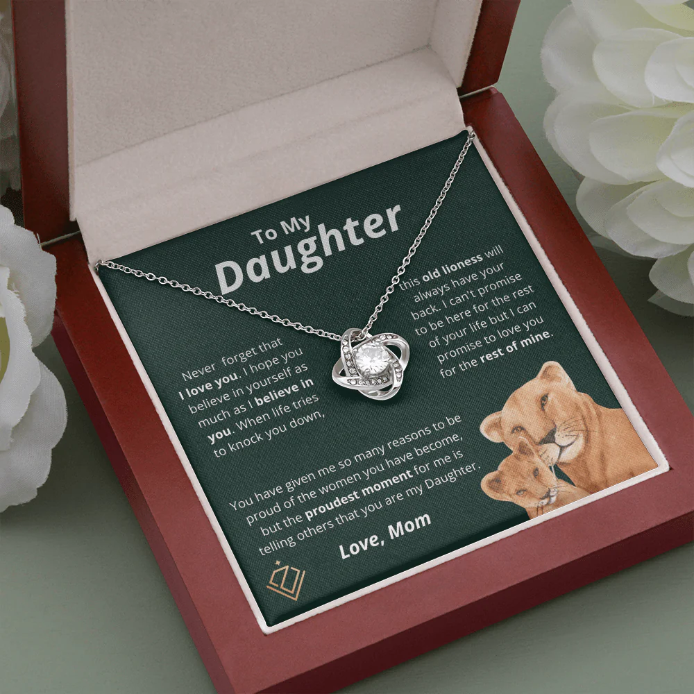 Vesta Knot Necklace - Daughter Proudest Moment - Image 3