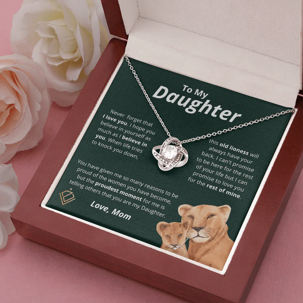 Vesta Knot Necklace - Daughter Proudest Moment - Image 6