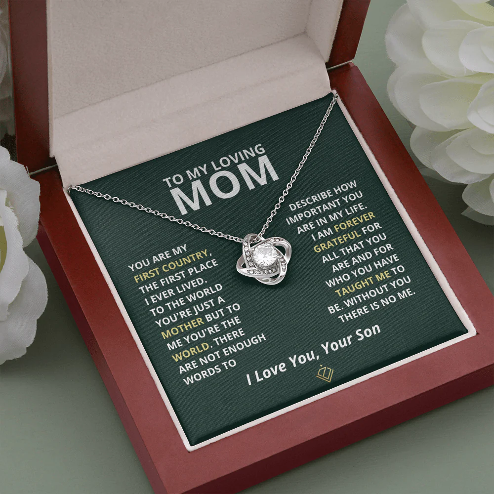 Vesta Knot Necklace - Mom First Country - Image 4