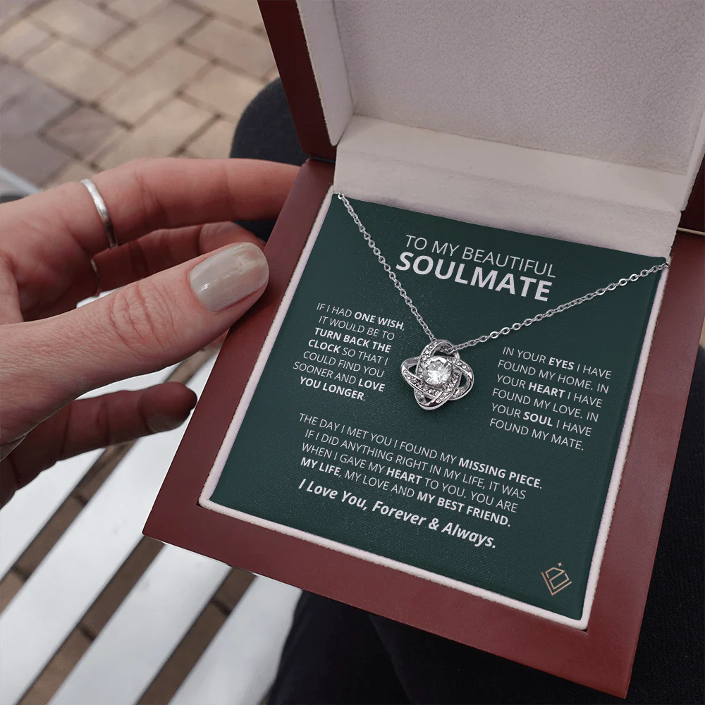 Vesta Knot Necklace - Soulmate My Best Friend - Image 5