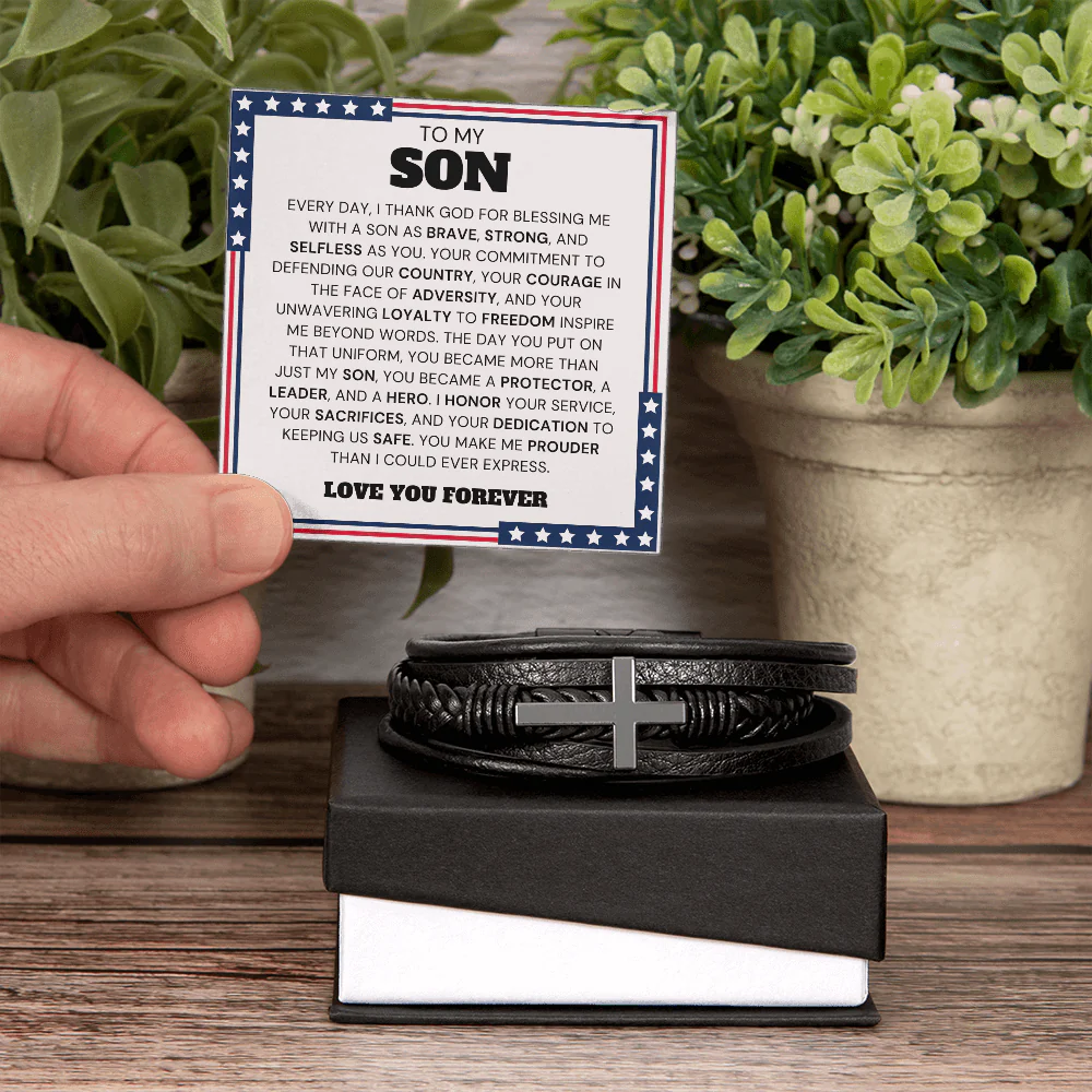 ZIAVIA  |  Cross Bracelet  |  Son Your Courage - Image 4