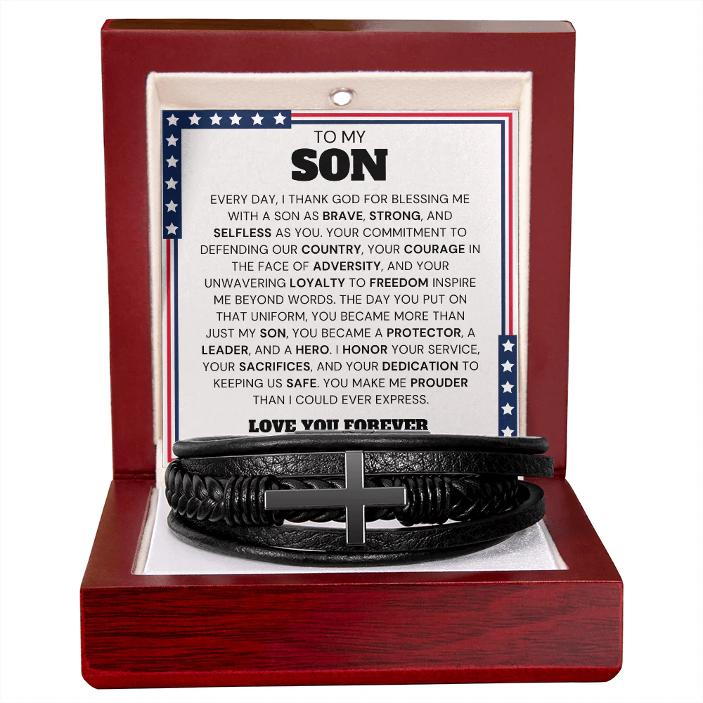 ZIAVIA  |  Cross Bracelet  |  Son Your Courage - Image 5