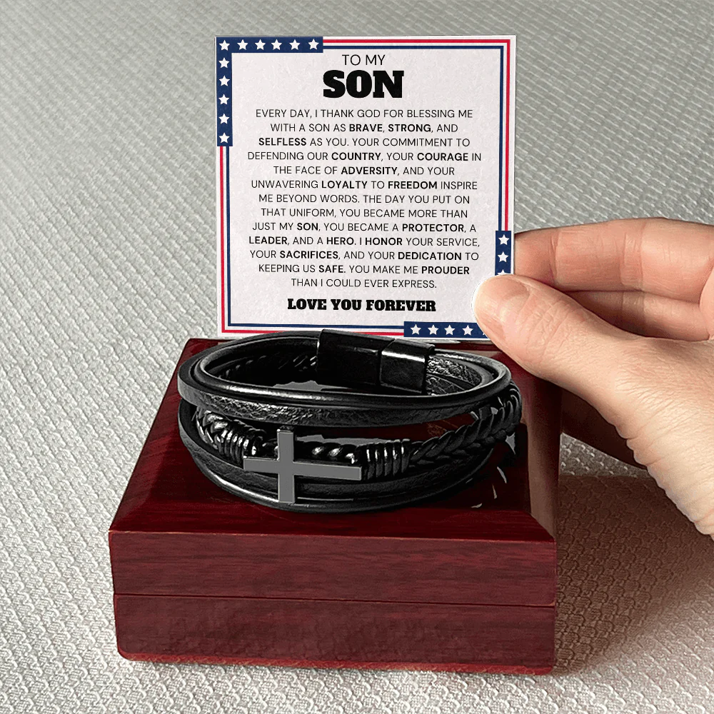 ZIAVIA  |  Cross Bracelet  |  Son Your Courage - Image 6