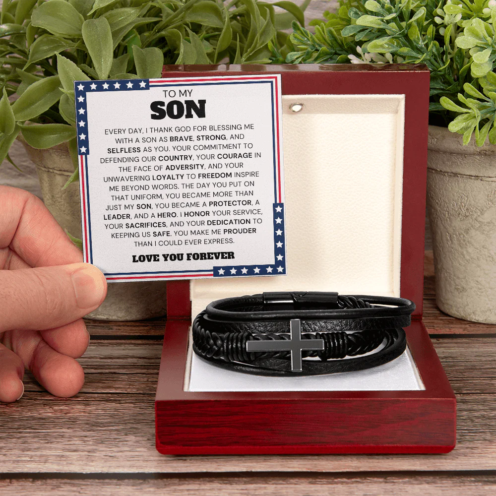 ZIAVIA  |  Cross Bracelet  |  Son Your Courage - Image 7