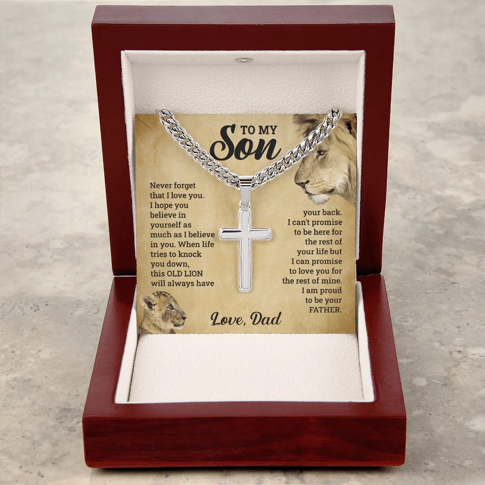 ZIAVIA  |  Cross Necklace  |  Son Never Forget - Image 3