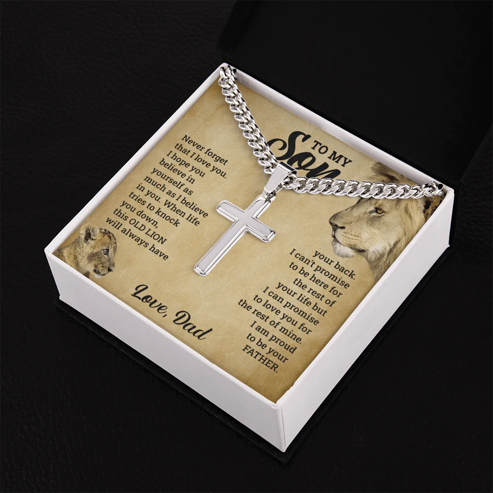 ZIAVIA  |  Cross Necklace  |  Son Never Forget - Image 6