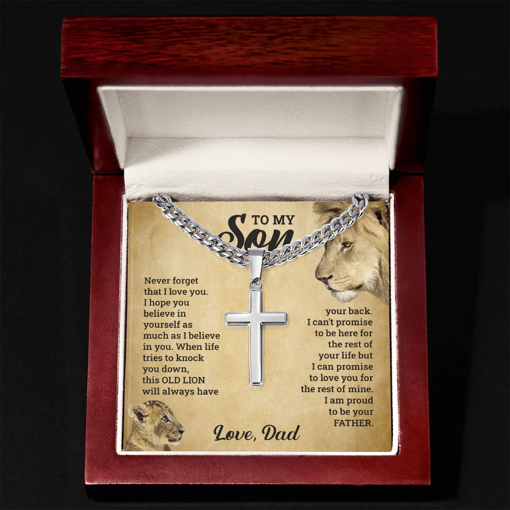 ZIAVIA  |  Cross Necklace  |  Son Never Forget - Image 7