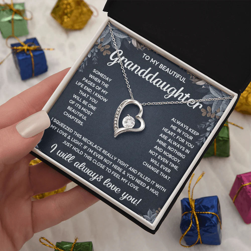 ZIAVIA  |  Heart Necklace  |  Beautiful Granddaughter - Image 7