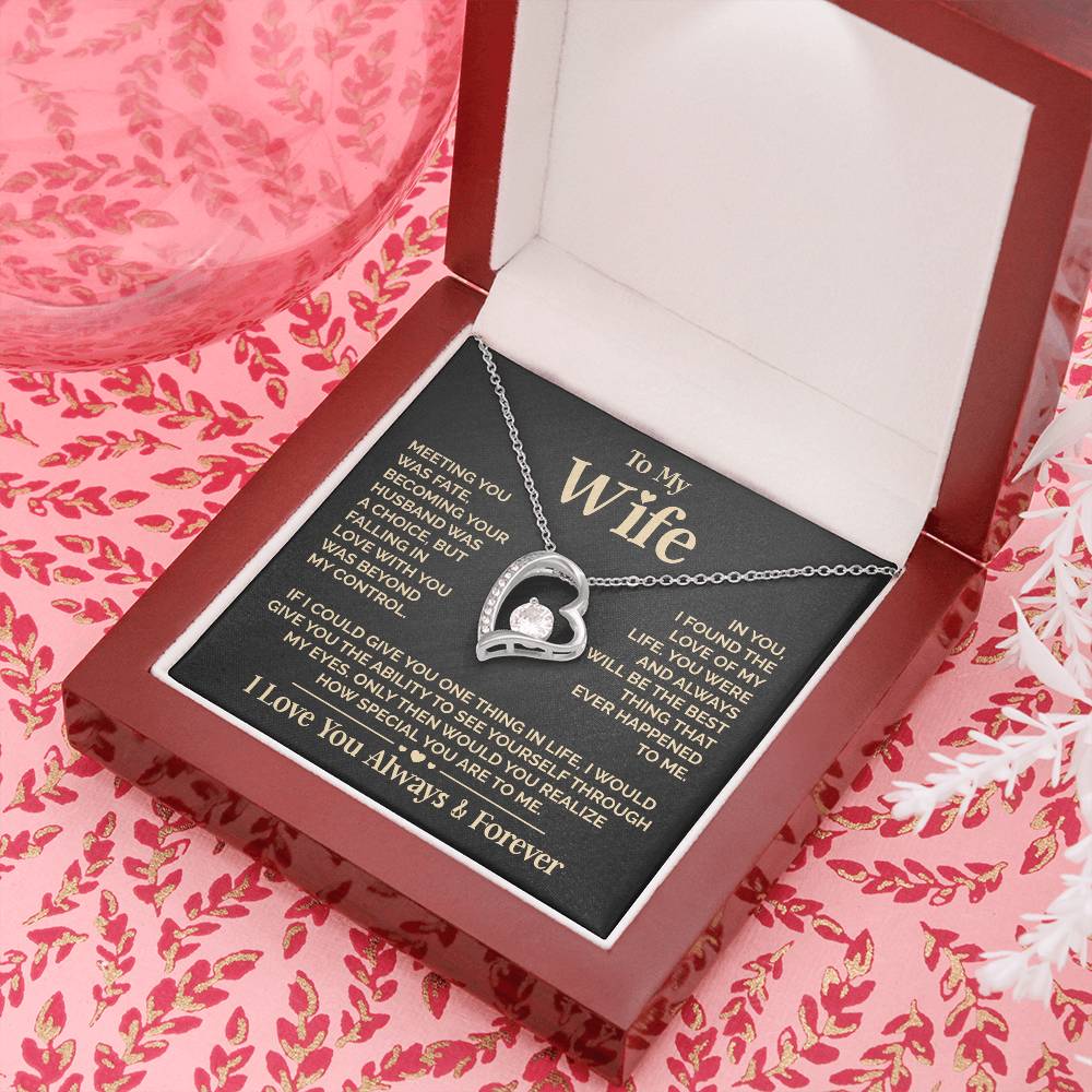 ZIAVIA | Heart Necklace | Wife Meeting You Was Fate - Image 17