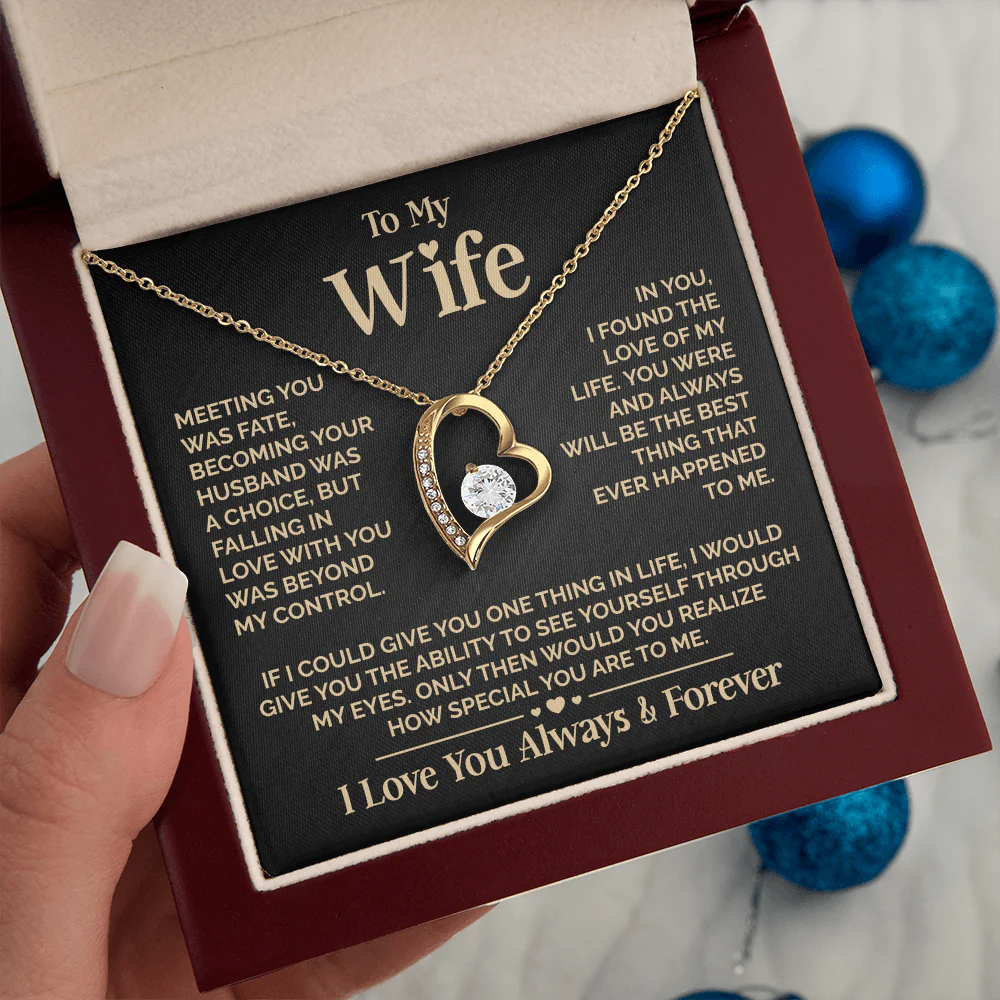 ZIAVIA | Heart Necklace | Wife Meeting You Was Fate - Image 8