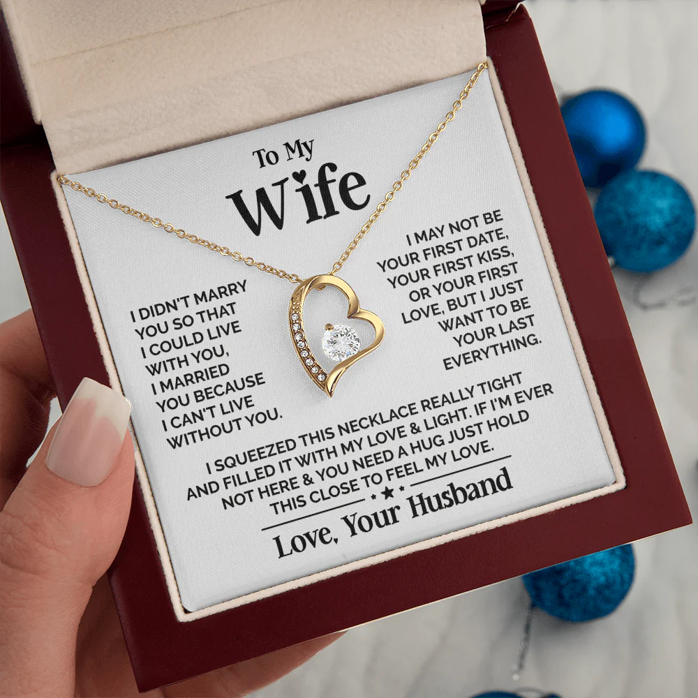 ZIAVIA | Heart Necklace | Wife Your Last Everything - Image 10