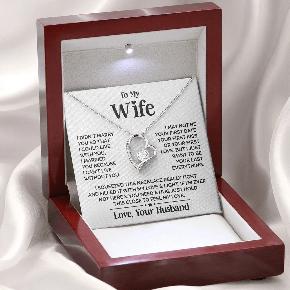 ZIAVIA | Heart Necklace | Wife Your Last Everything - Image 13