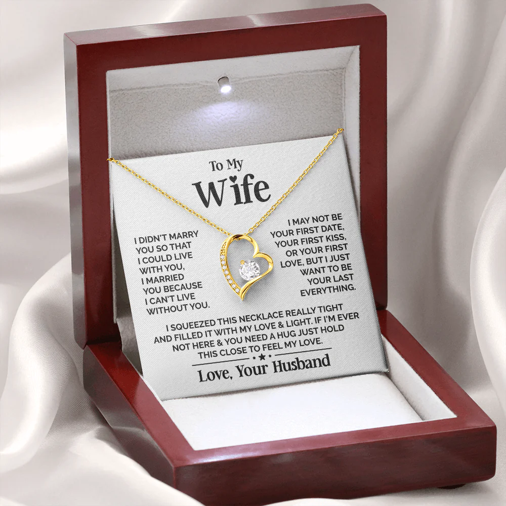 ZIAVIA | Heart Necklace | Wife Your Last Everything - Image 14