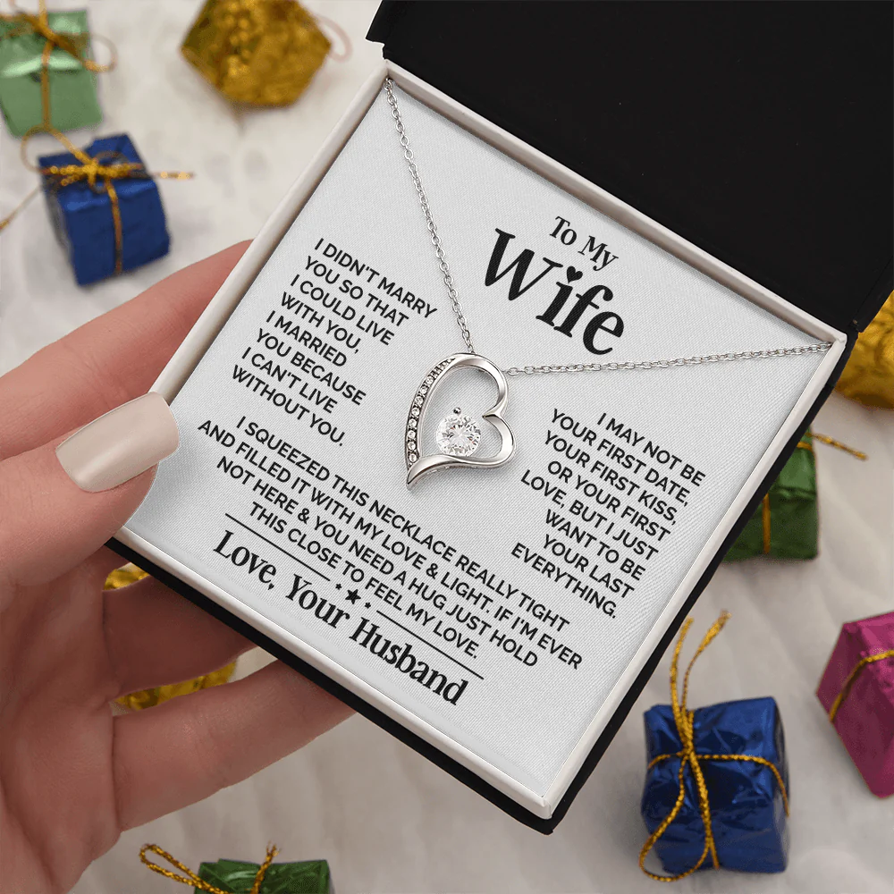 ZIAVIA | Heart Necklace | Wife Your Last Everything - Image 5