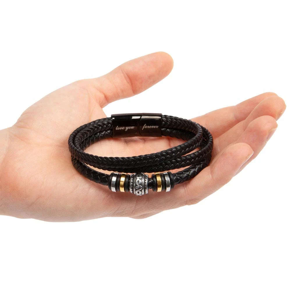 ZIAVIA  |  Leather Bracelet  |  Son You Courage - Image 11