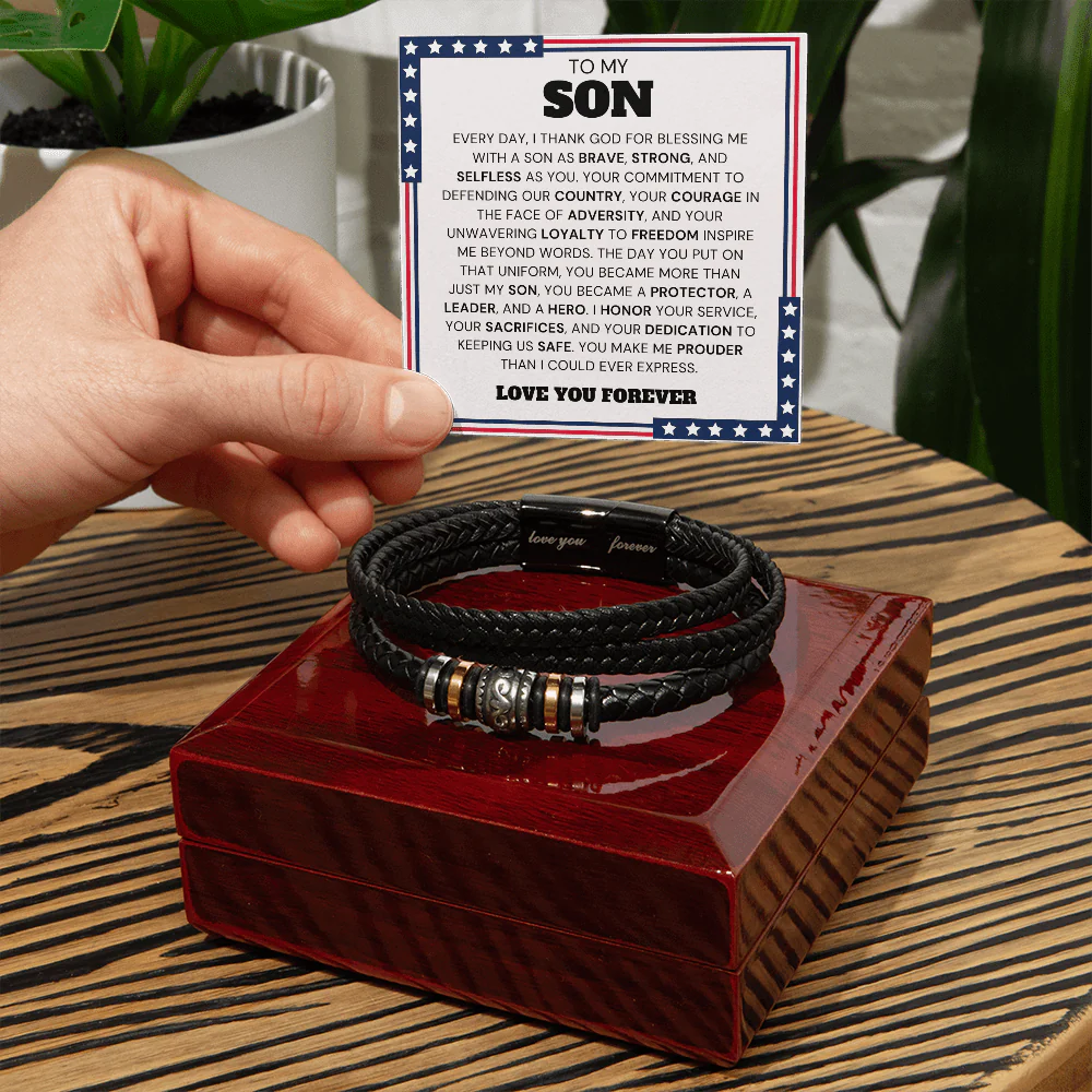 ZIAVIA  |  Leather Bracelet  |  Son You Courage - Image 13