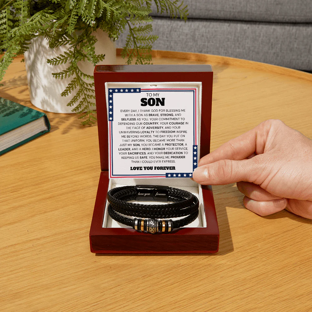 ZIAVIA  |  Leather Bracelet  |  Son You Courage - Image 14