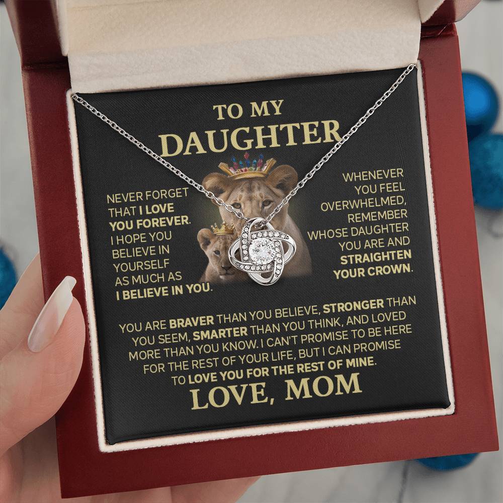 ZIAVIA | My Daughter | Vesta Knot Necklace | Love, Mom - Image 10