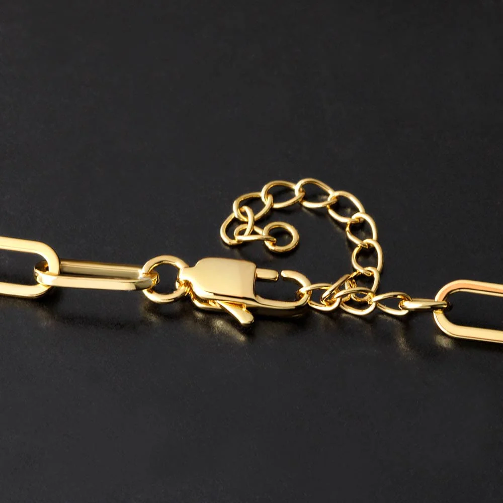 ZIAVIA  |  Signature Paperclip Necklace  |  My Love - Image 4