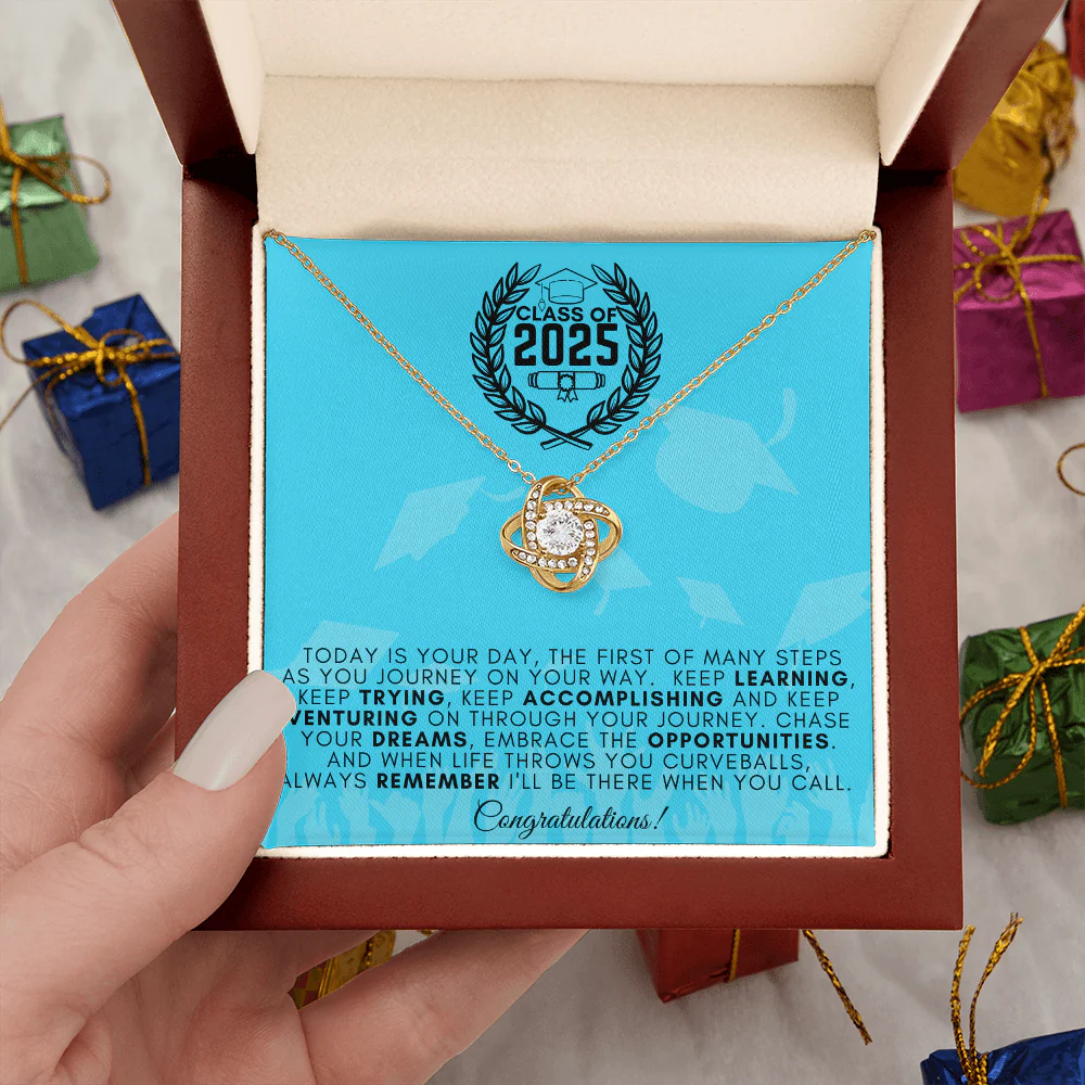ZIAVIA  |  Vesta Knot Necklace  | Graduation 2025 - Image 15