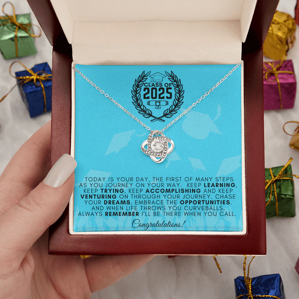 ZIAVIA  |  Vesta Knot Necklace  | Graduation 2025 - Image 9